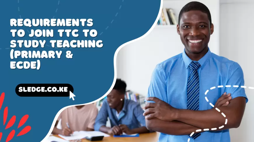 Complete Requirements To Join TTC To Study Teaching (Primary & ECDE) In 2024